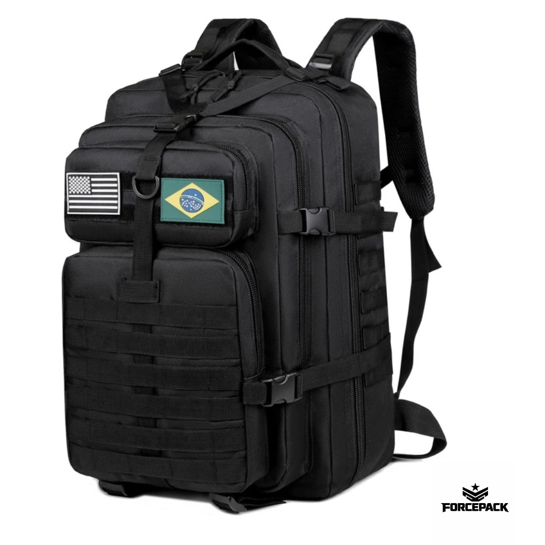 Mochila Tática Forcepack 50L + Brinde (03 Patchs)