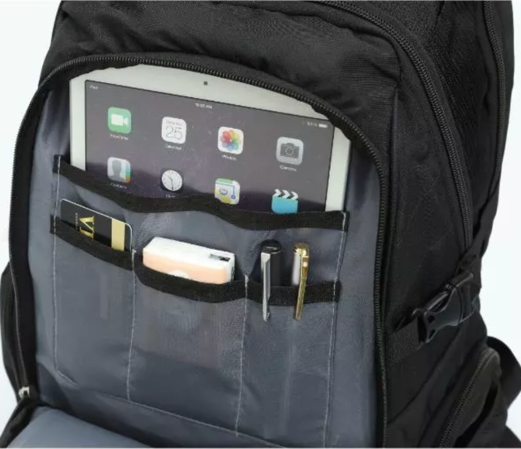 Mochila Grande XIAOBANG Para Notebook Impermeável Com Cadeado Entra USB/Fone