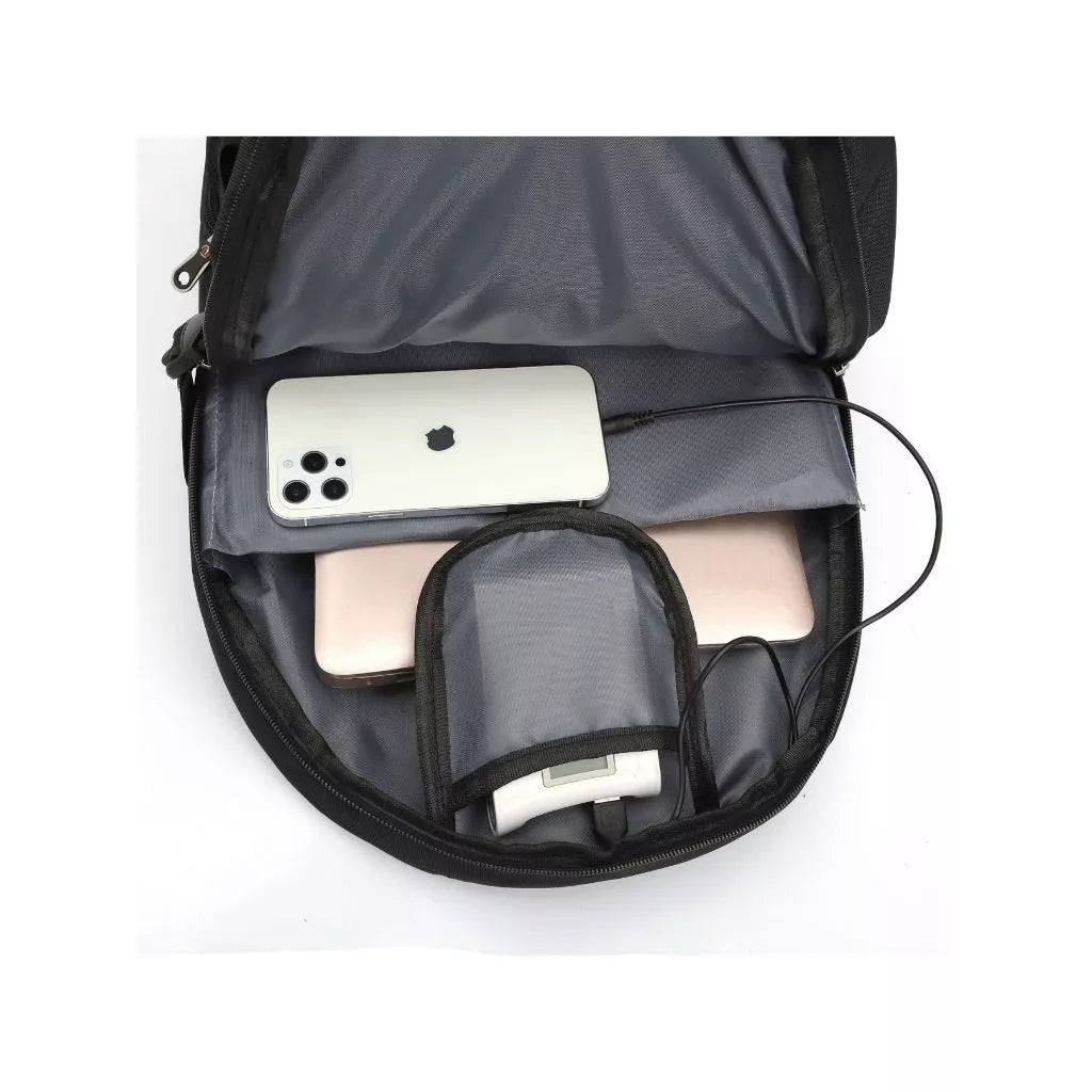 Mochila Grande XIAOBANG Para Notebook Impermeável Com Cadeado Entra USB/Fone
