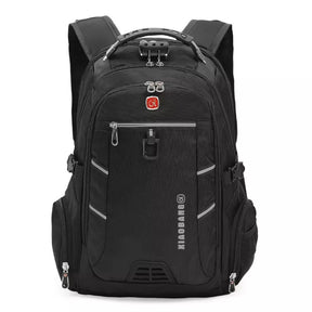 Mochila Grande XIAOBANG Para Notebook Impermeável Com Cadeado Entra USB/Fone