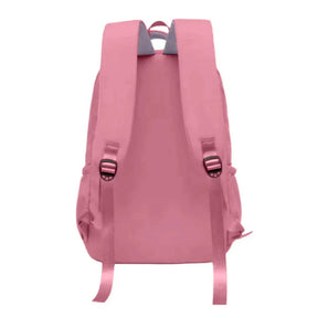 Mochila Feminina Little Rabbit Para Faculdade e Escolar Com Chaveiro