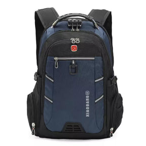 Mochila Grande XIAOBANG Para Notebook Impermeável Com Cadeado Entra USB/Fone